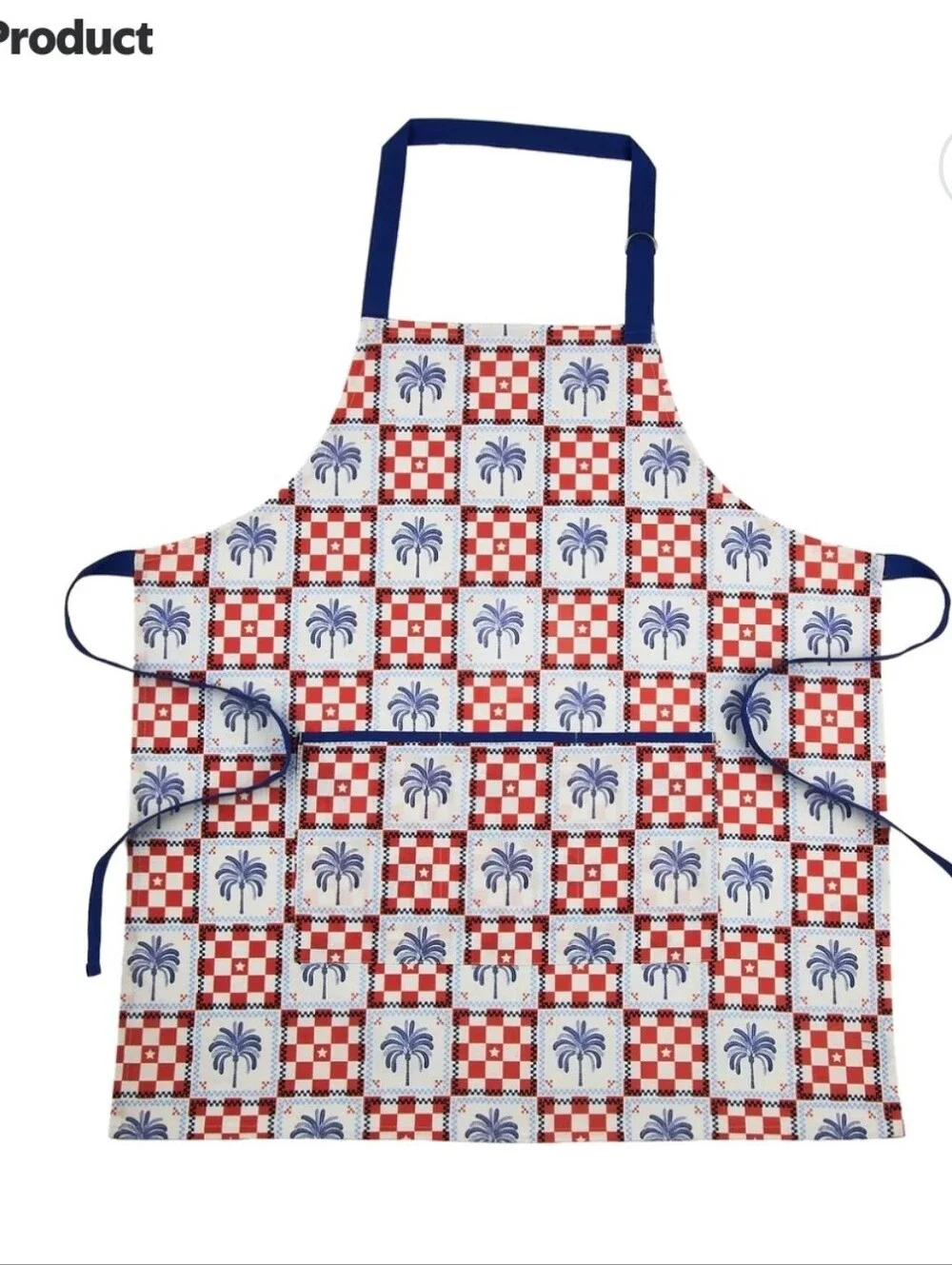 Way to Celebrate Patriotic Grilling Apron, Red/White/Blue, One Size, for Adults